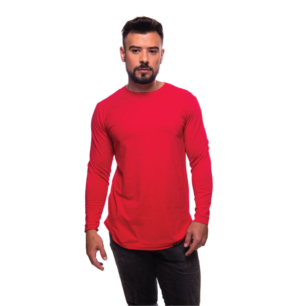 Camisa Clásica Roja- Manga Larga