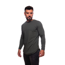 Cargar imagen en el visor de la galería, Camisa Clásica Verde Musgo - Manga Larga
