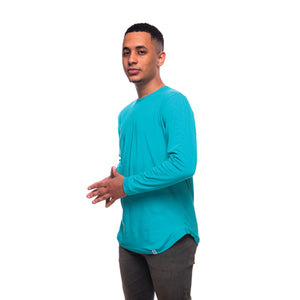 Camisa Clásica Turquesa- Manga Larga
