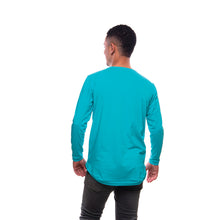 Cargar imagen en el visor de la galería, Camisa Clásica Turquesa- Manga Larga
