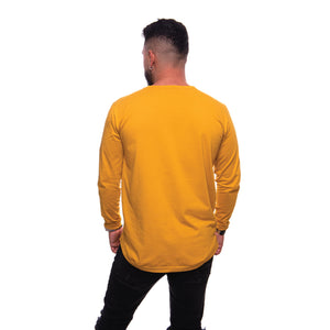 Camisa Clásica Mostaza - Manga Larga