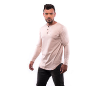 Cargar imagen en el visor de la galería, Camisa Tipo H - Beige - Manga Larga
