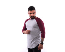 Cargar imagen en el visor de la galería, Camisa Duplex Gris - Vino

