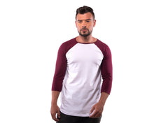 Cargar imagen en el visor de la galería, Camisa Duplex Blanco - Vino
