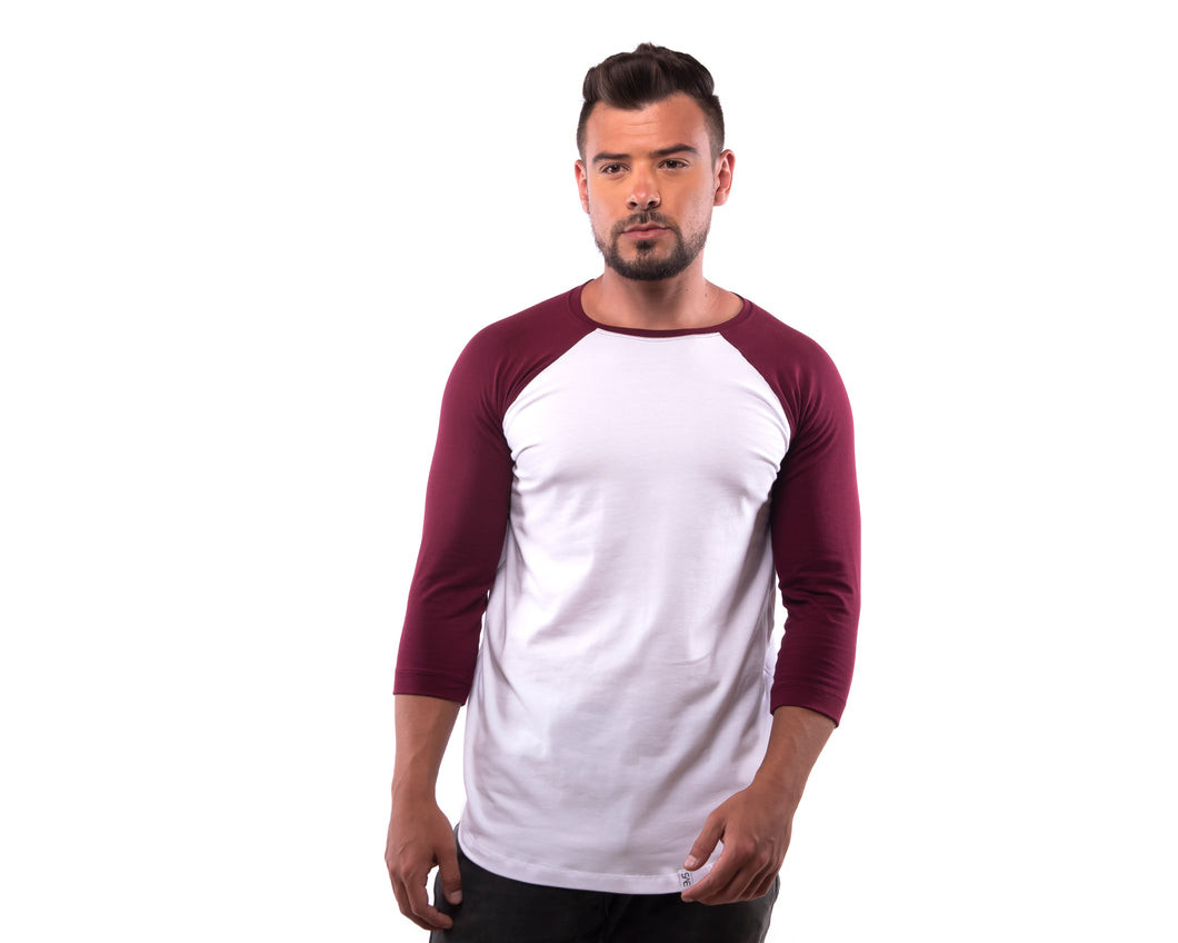 Camisa Duplex Blanco - Vino