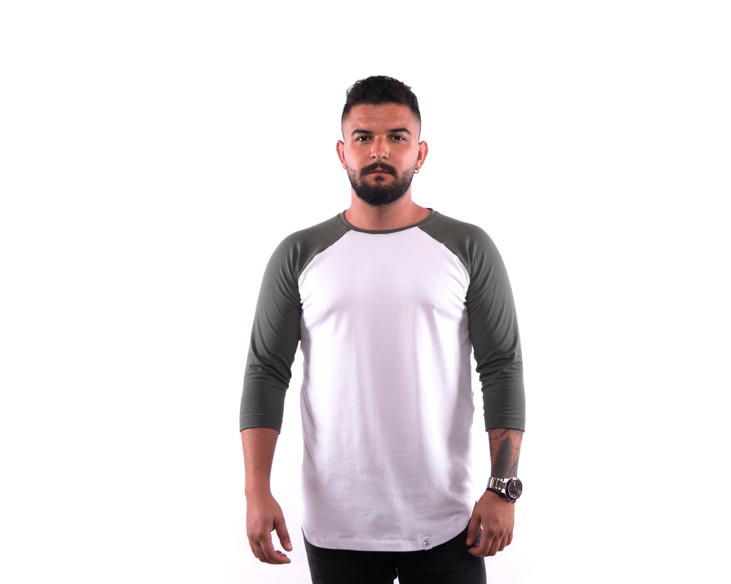 Camisa Duplex Blanco - Musgo