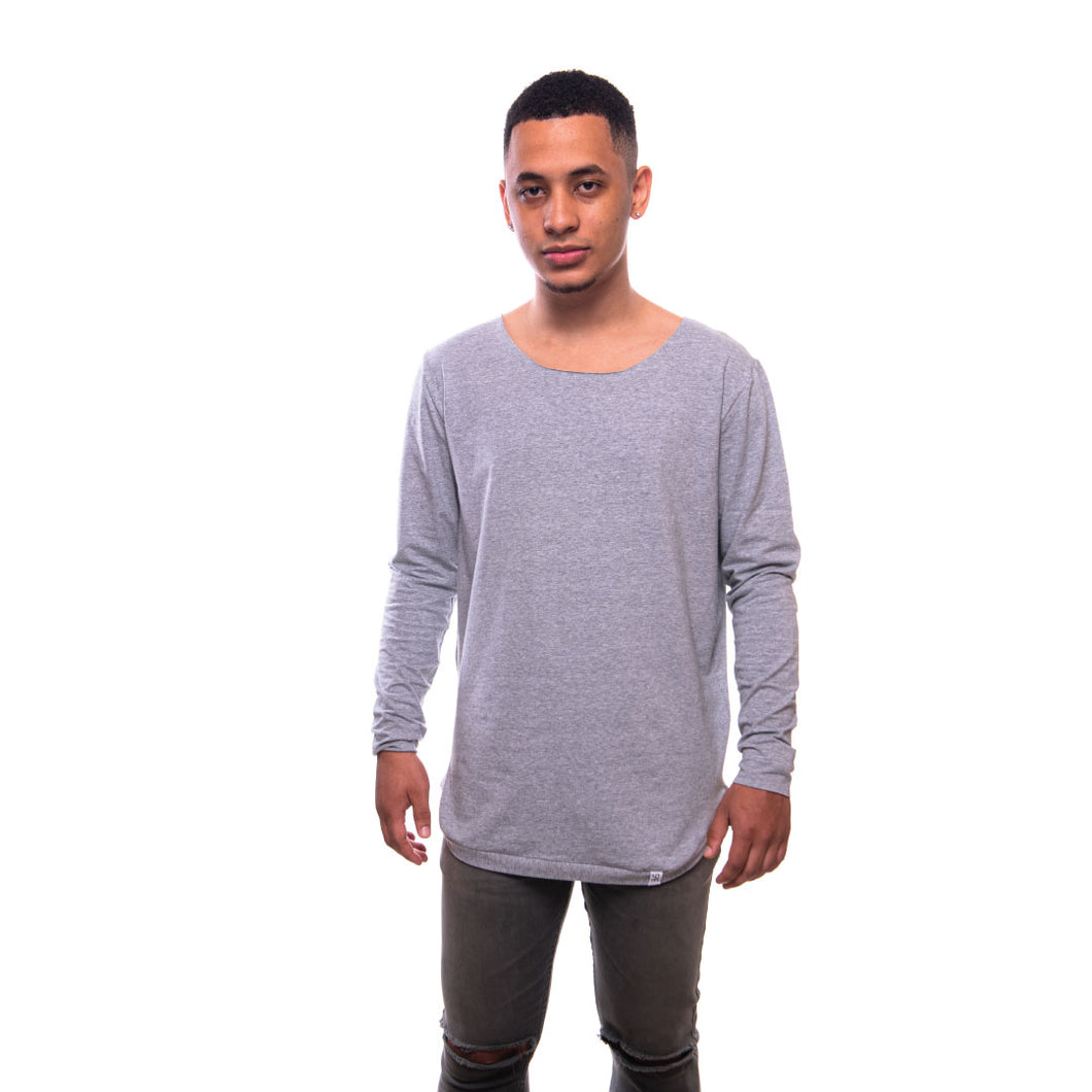 Camisa Original Gris - Manga Larga