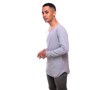 Camisa Original Gris - Manga Larga