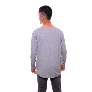 Camisa Original Gris - Manga Larga